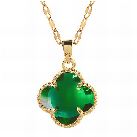 Luxury Style Set 18K gold plated Stainless steel earrings/ necklace Intensity - Picture 4 of 8